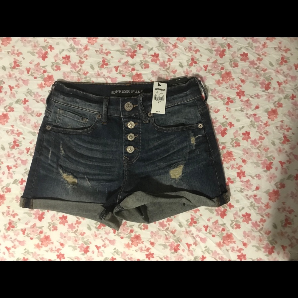 Express Denim Shorts Brand New With Tags